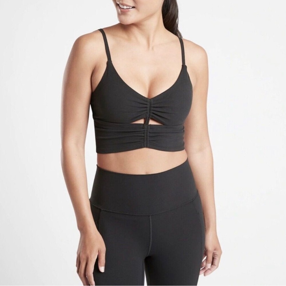 Athleta A-C Cinch Longline Bra